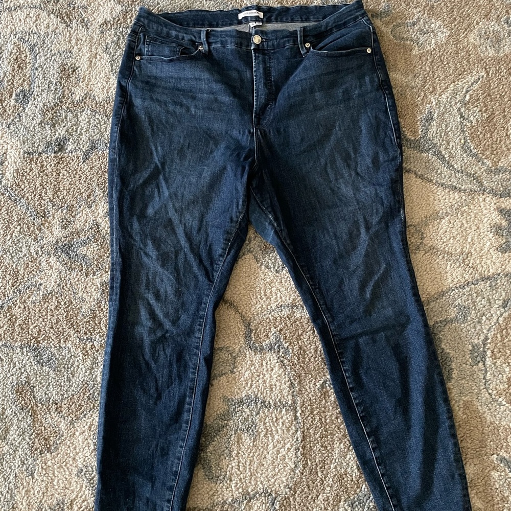 Good American High Waist Raw Hem - Size 18 petite